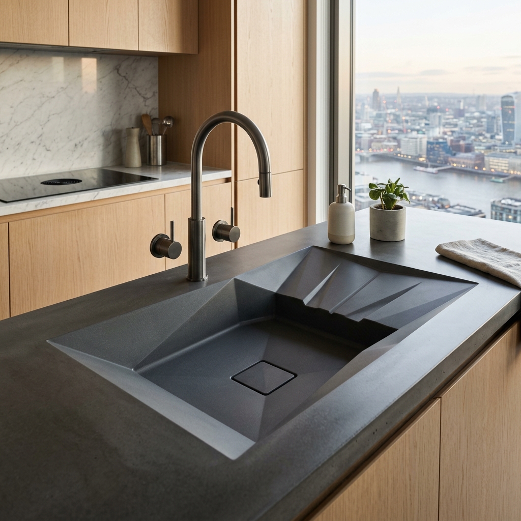Jitonex Titanium Grey Kitchen Sink